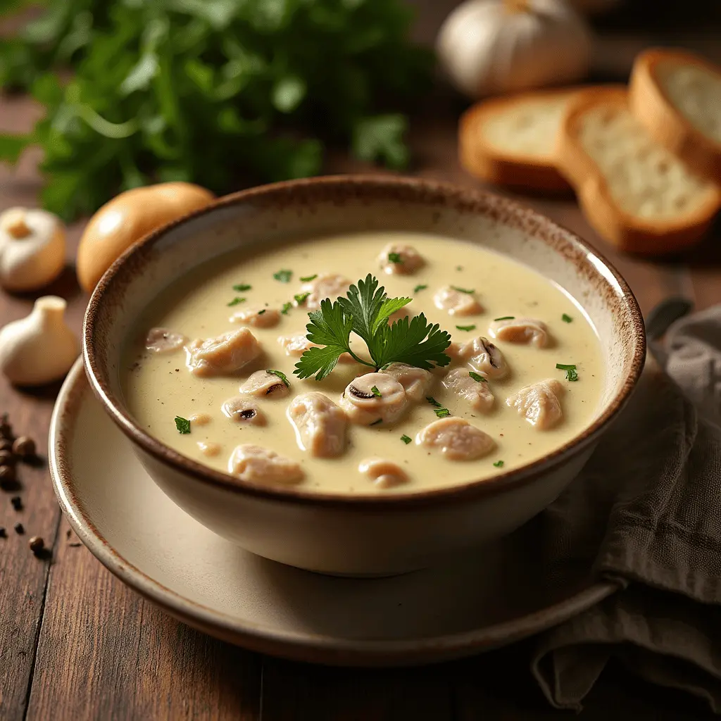 chicken and cream of mushroom soup